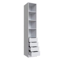 Шкаф Мадрид (0,4) с 4 ящ. белый