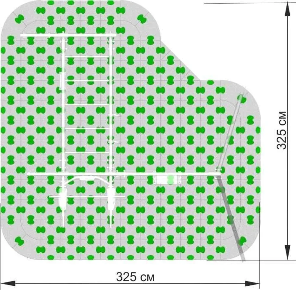 Детский спортивный комплекс с турником и брусьями Outdoor