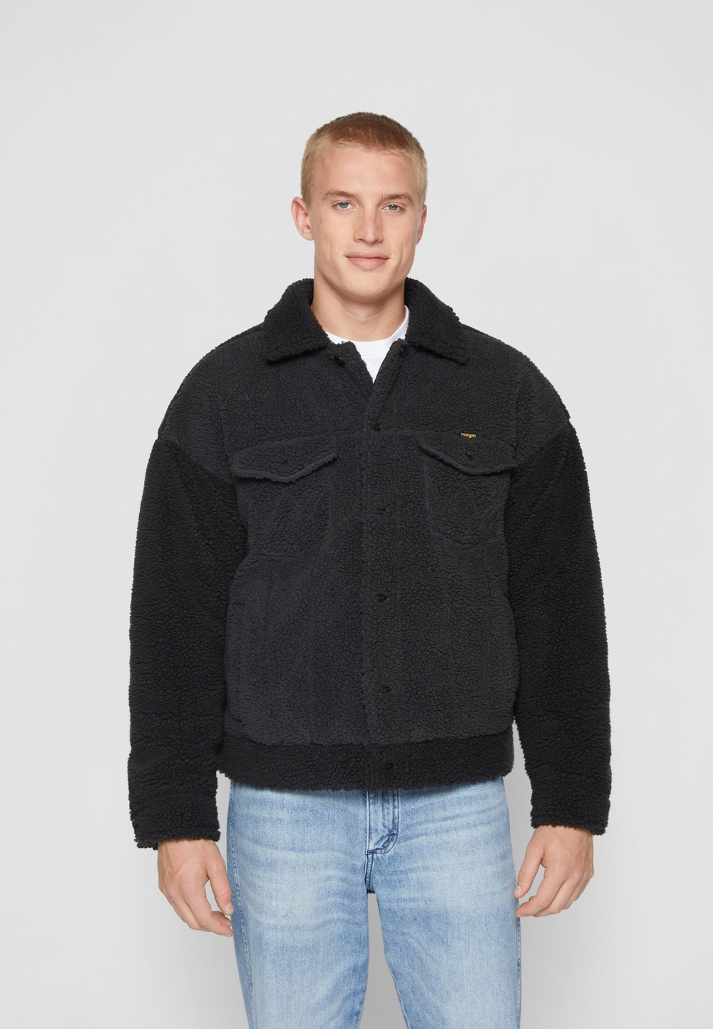 Куртка утепленная мужская WRANGLER SHERPA JACKET FADED BLACK