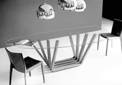 Стол обеденный Domino Glass