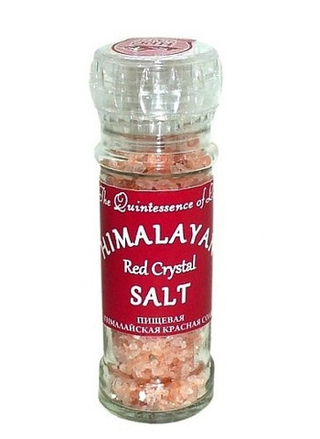 Соль пищевая гималайская красная в мельнице Himalayan Salt, крупный помол, 120 г