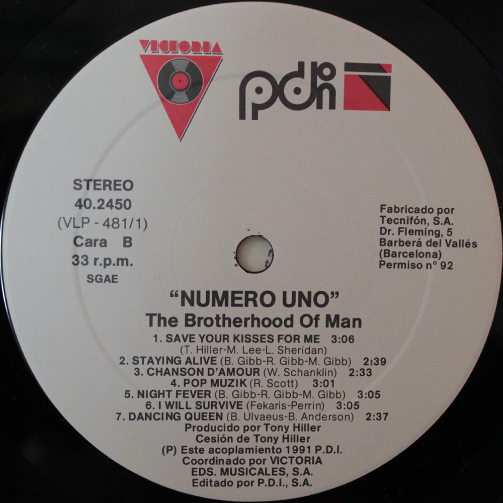 The Brotherhood Of Man / Numero Uno (2LP)