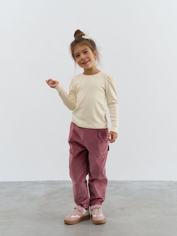 Лонгслив с рукавом фонариком 