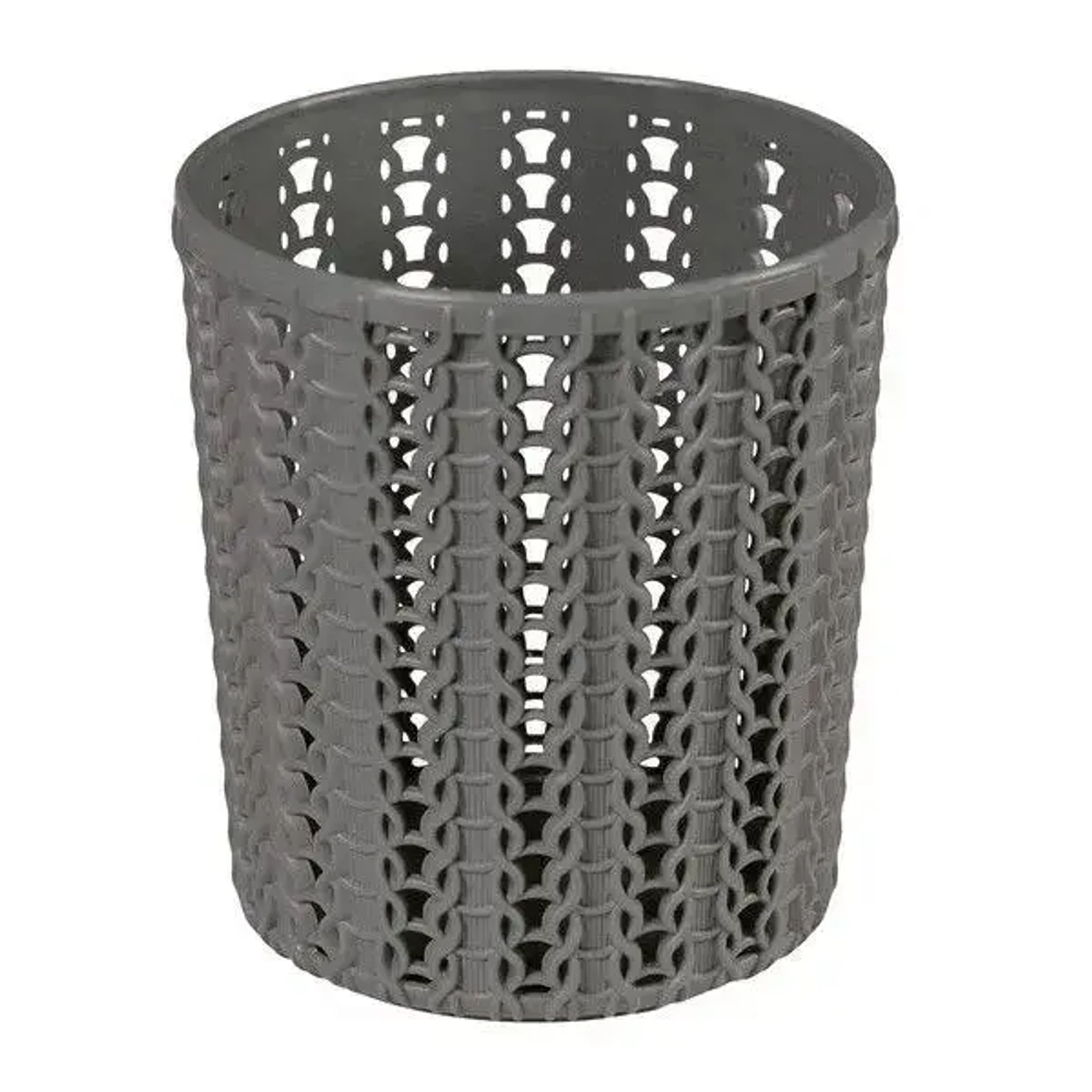 Подставка ВЯЗАНИЕ круглая Серый (комплект 20 шт)