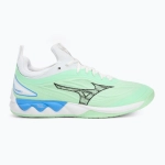 Кроссовки волейбольные Mizuno Wave Luminous 3 neo mint/black/frontier blue