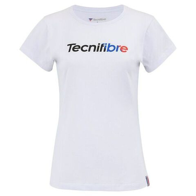 Футболка для девочки теннисная Tecnifibre Club T-Shirt Girls - white