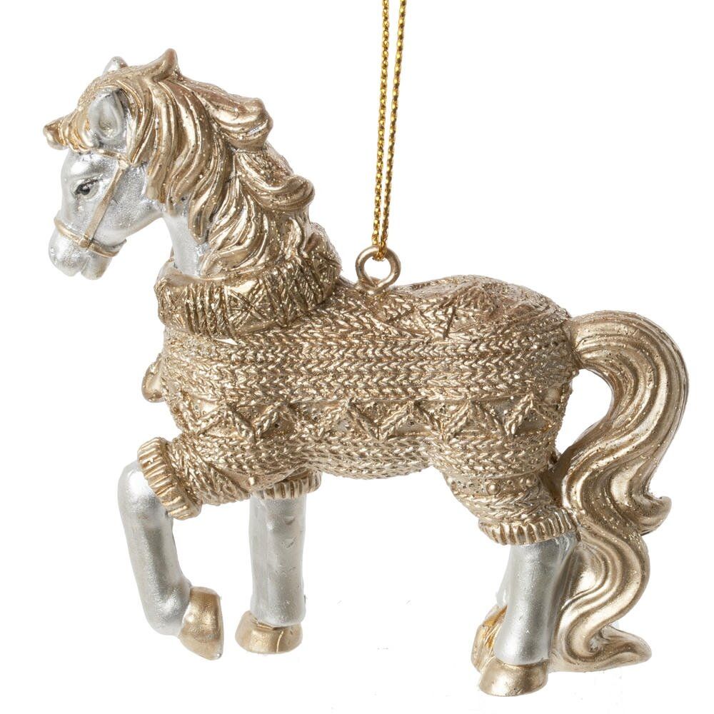 GAEM Фигурка декоративная подвесная "Лошадка", L8 W2,5 H8 см