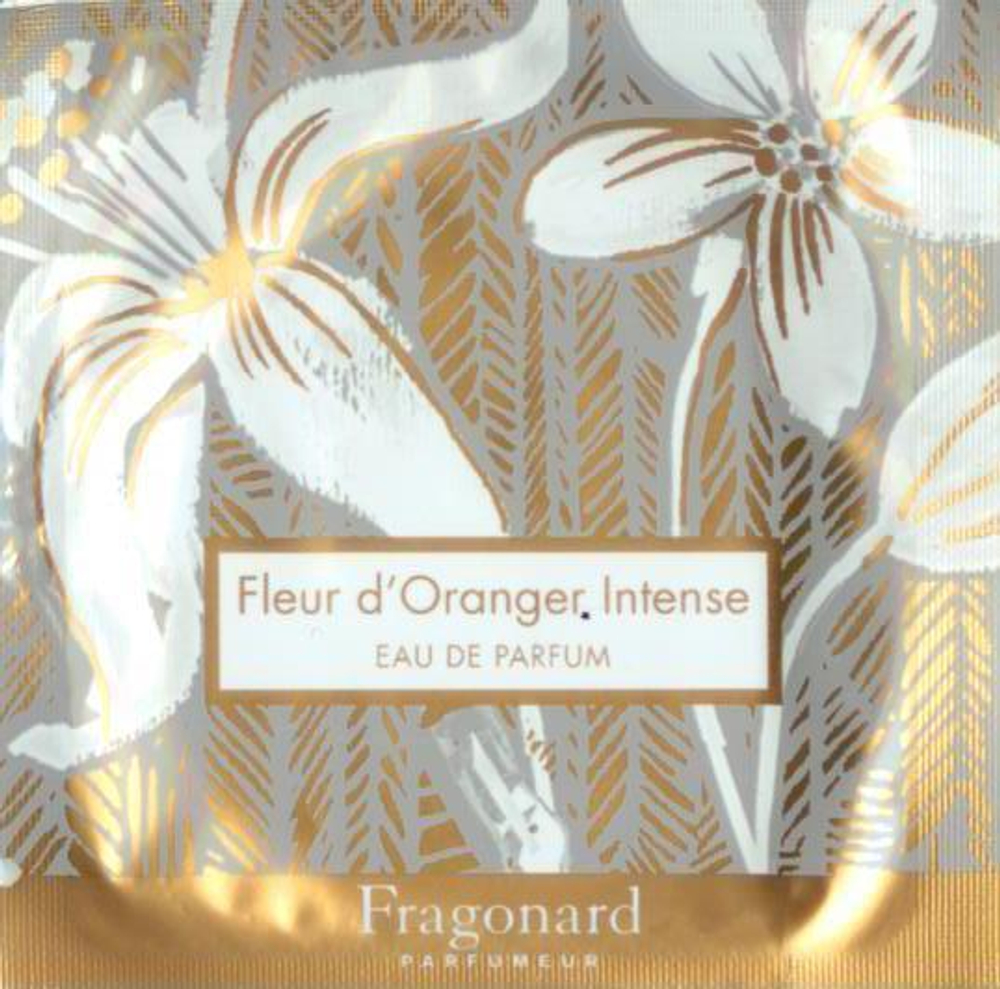 Ароматическая салфетка 2 мл Fleur d`Oranger Intense жен.