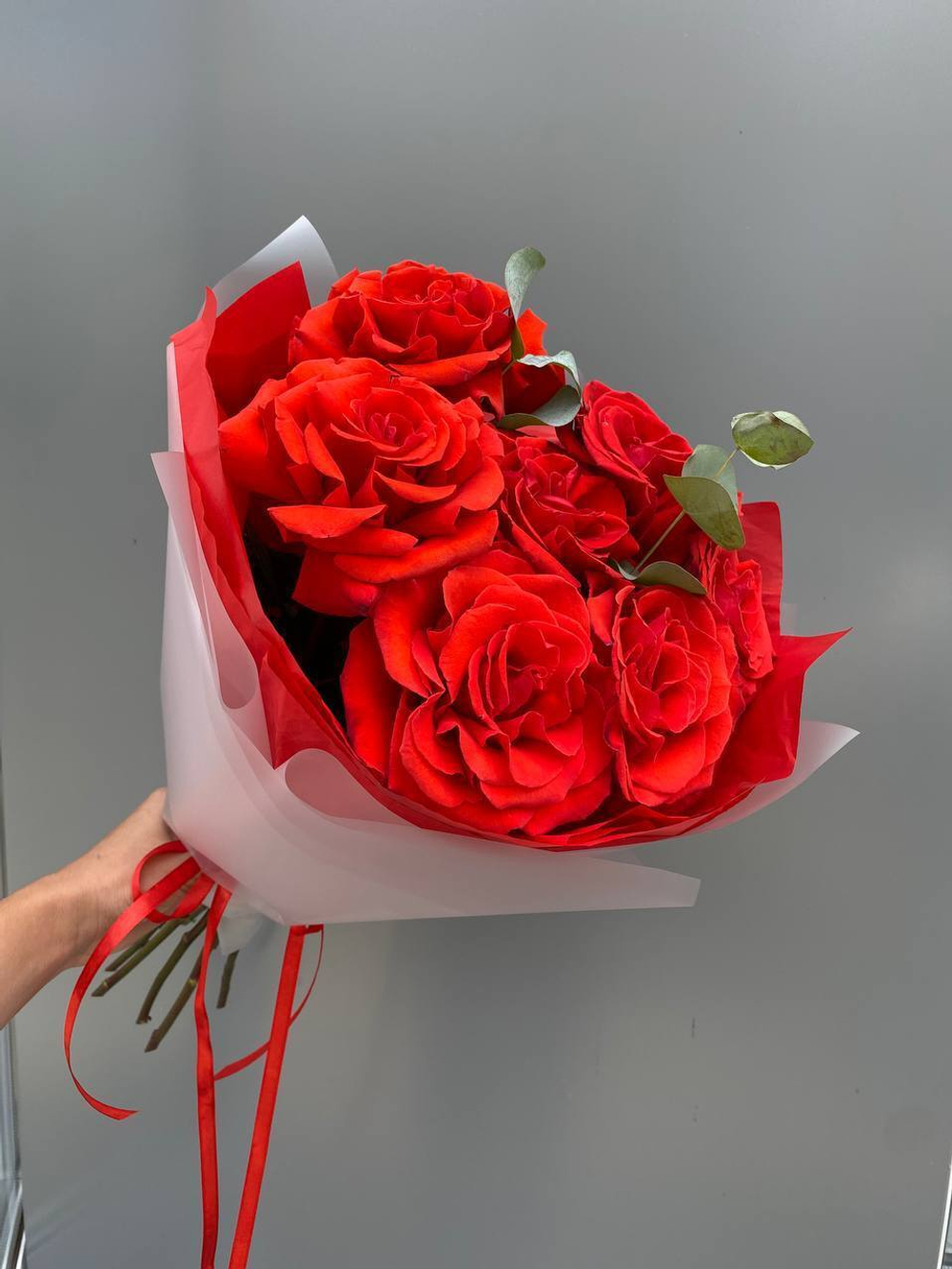 Французская роза эффектная