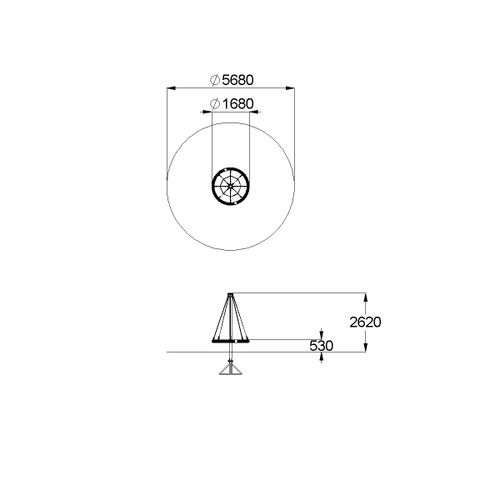 Сетка с вращением «Пирамида»