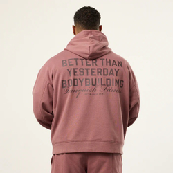 Толстовка VANQUISH Bodybuilding Hoodie Dark Mauve