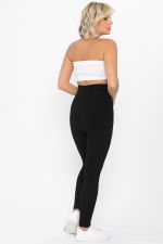 Лосины в рубчик утепленные (черные) Б14802-7М LT Collection