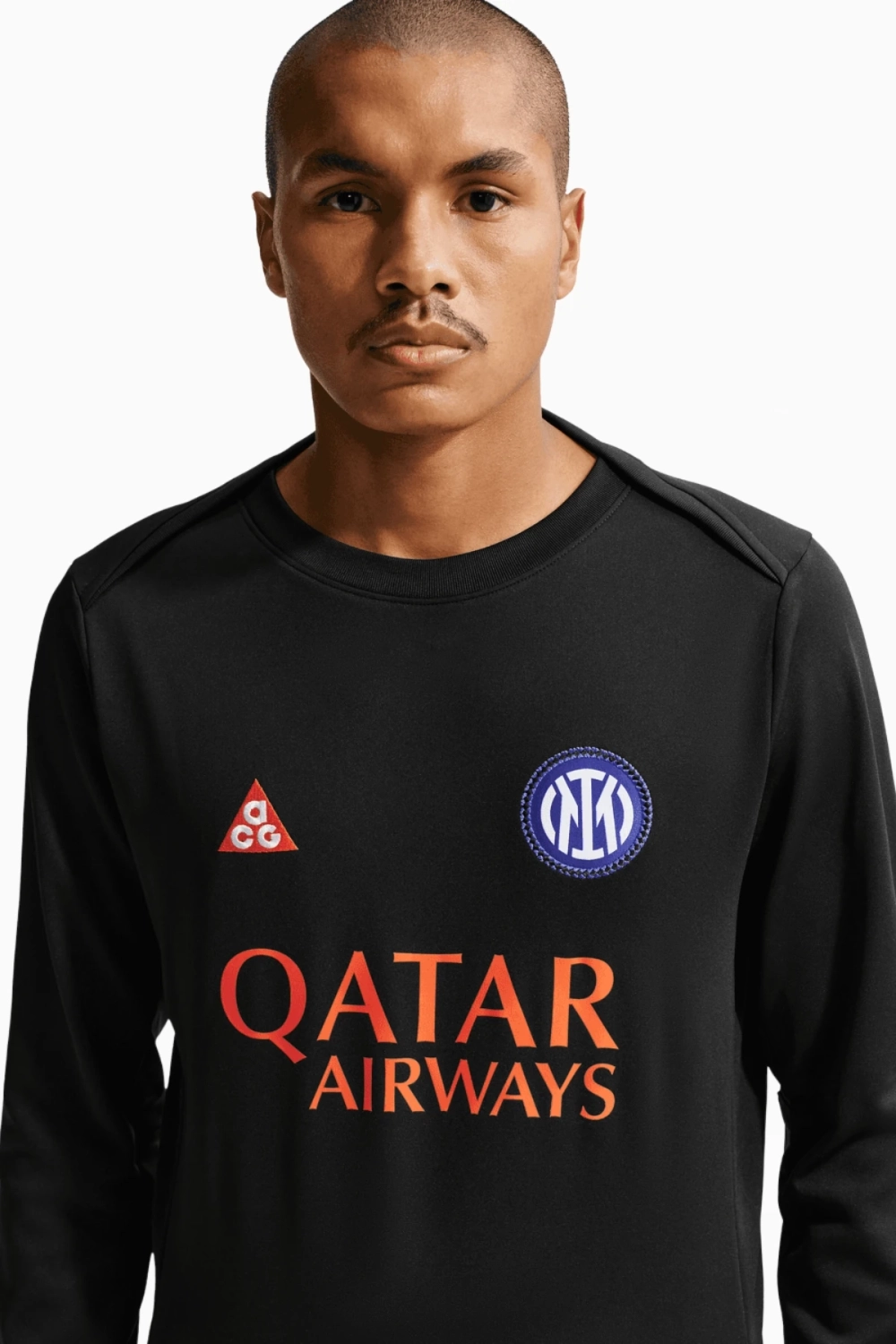 Футболка с длинными рукавами Nike Inter Milan x ACG 25/26 Academy Pro - черный