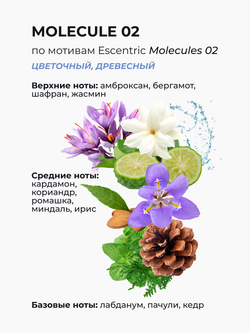 Cosmex Parfumed Mist Molecule 02 Парфюмированный мист для тела и волос Молекула 02 250 ml