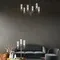 5275/6C CLASSI LN23 37 черный хром Люстра потолочная E14 6*40W 220V KAMILLA