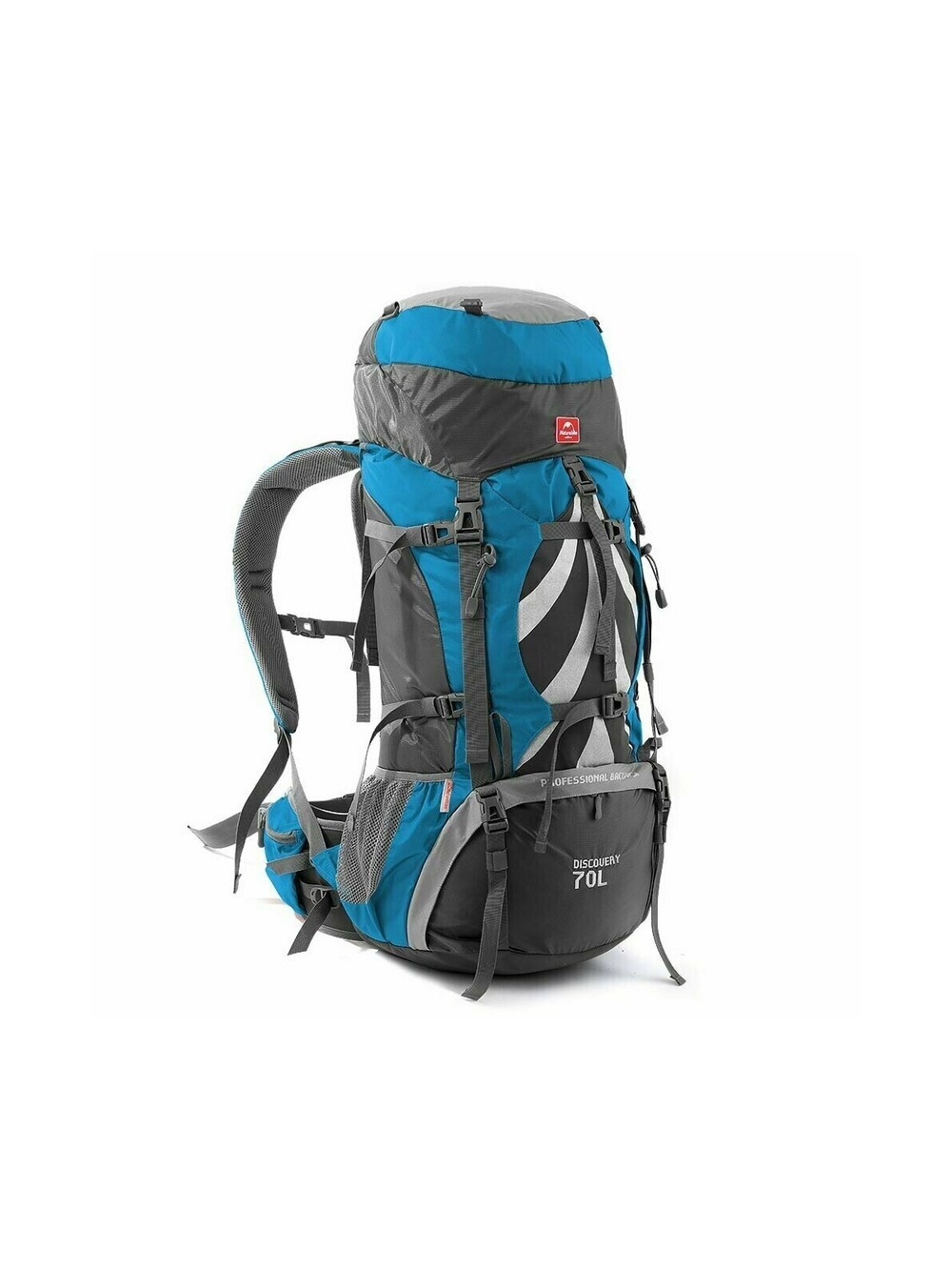 Рюкзак Naturehike NH70B070-B 70 л голубой, 6927595709023
