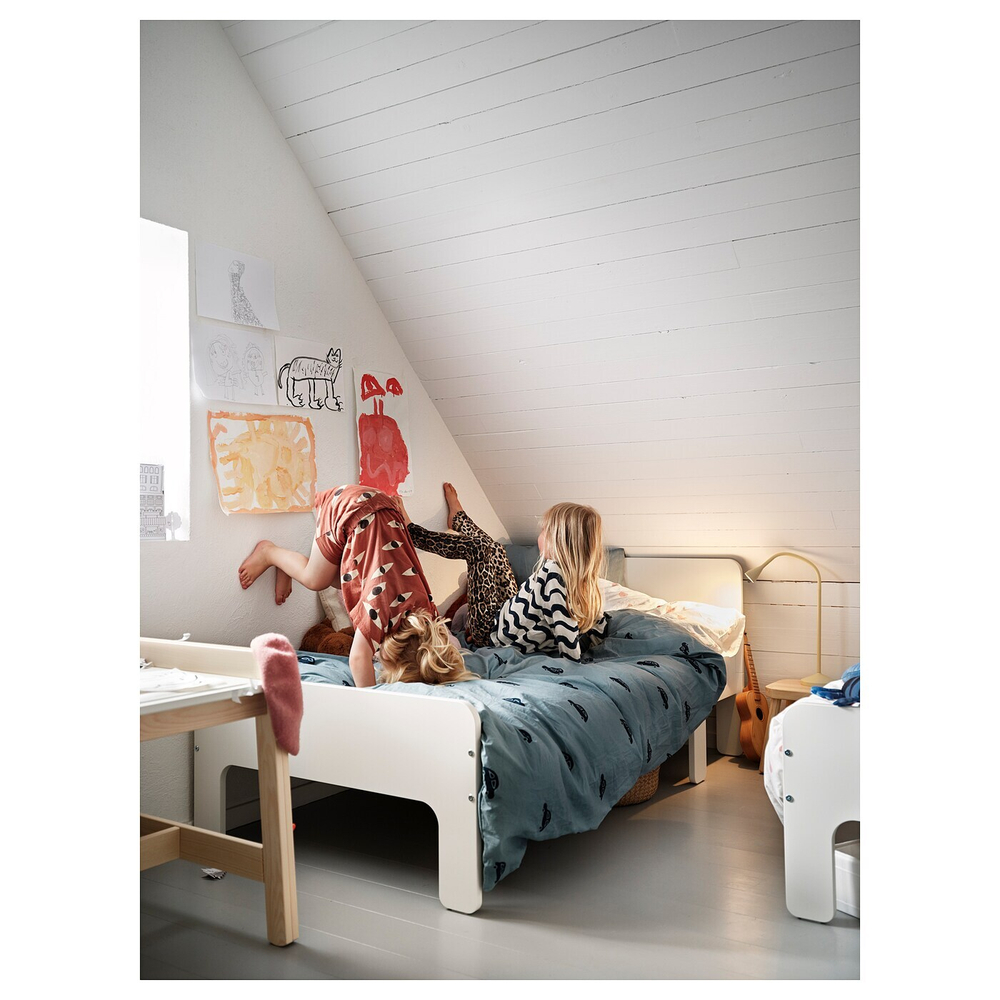IKEA BARNDRÖM  (ИКЕА БАРНДРÖМ)  -  Пододеяльник и наволочка, авто/синий дизайн, 150x200/50x60 см