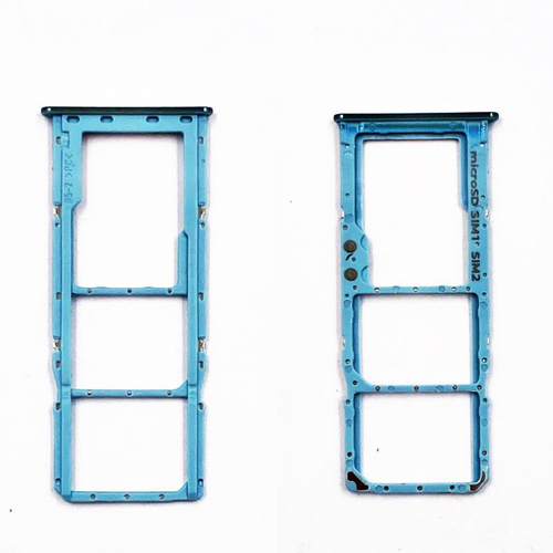 Контейнер SIM для Samsung A515F/A715F (A51/A71) Голубой