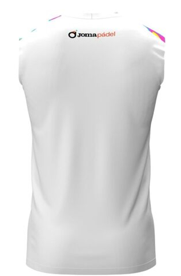 Мужская теннисная футболка Joma Torneo Capsule Sleeveless - белый