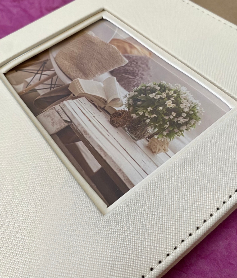 Фотоальбом Делюкс на 40 фото 15х21 см, пластик. листы свадебный cozy apartment