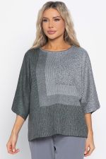 Джемпер Орлеан (серый/изумруд) Б14998-4М LT Collection