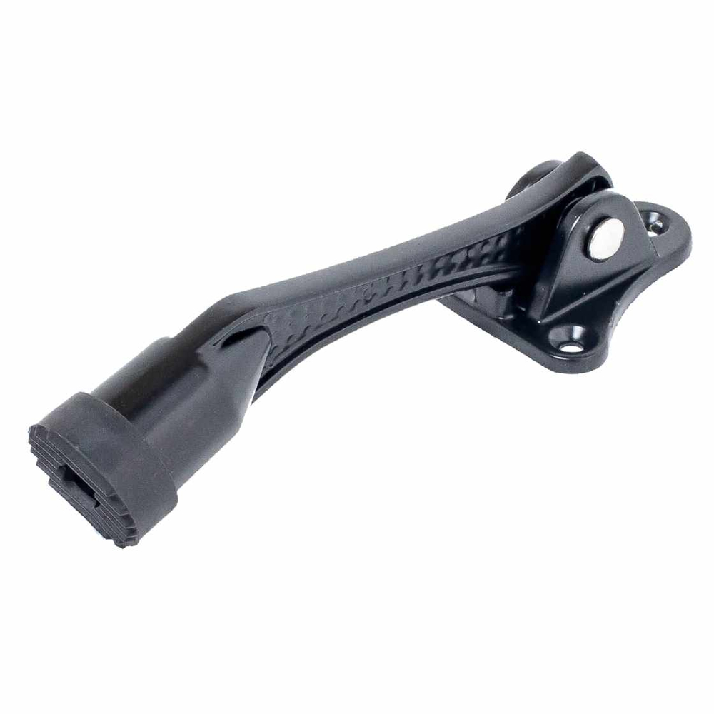 Ограничитель дверной КН-130 BL козья ножка черный Аллюр