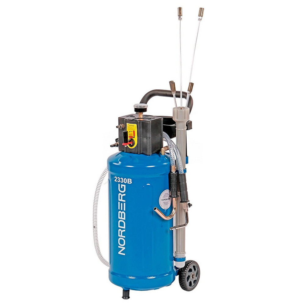 NORDBERG (2330B) Установка для сбора масла пневматическая, 30 л, синяя