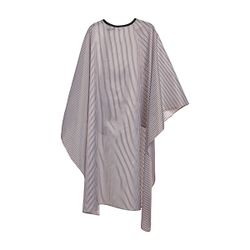 Парикмахерская накидка Harizma, 140х160см, белая в полоску (h10865B)