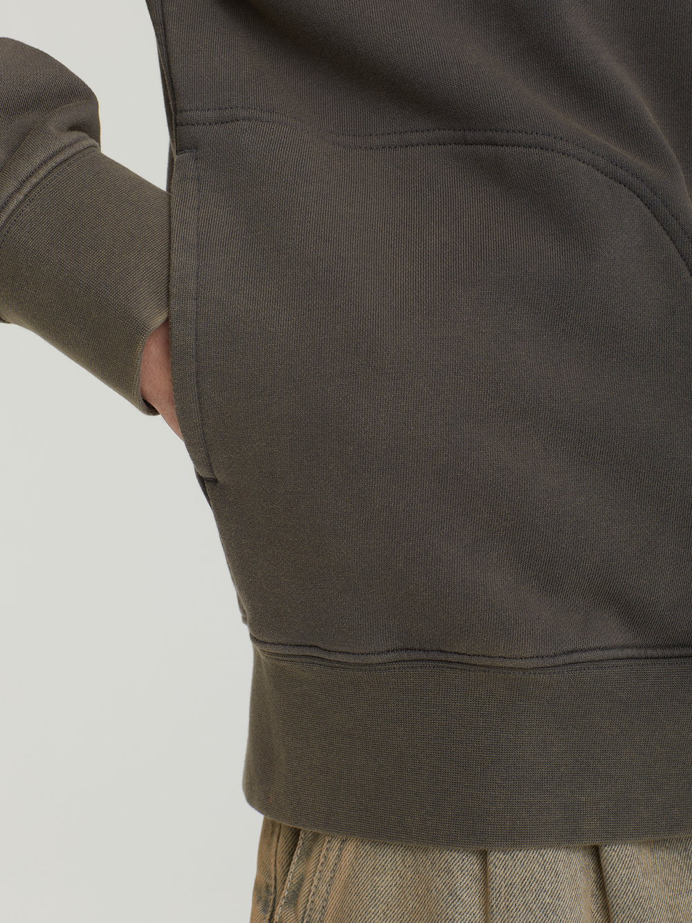 Мужская Толстовка Washed Og Applique