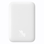 Внешний аккумулятор + Беспроводная зарядка Baseus Magnetic Wireless Charging Power Bank C+Qi 6000mAh 20W (MagSafe) - White