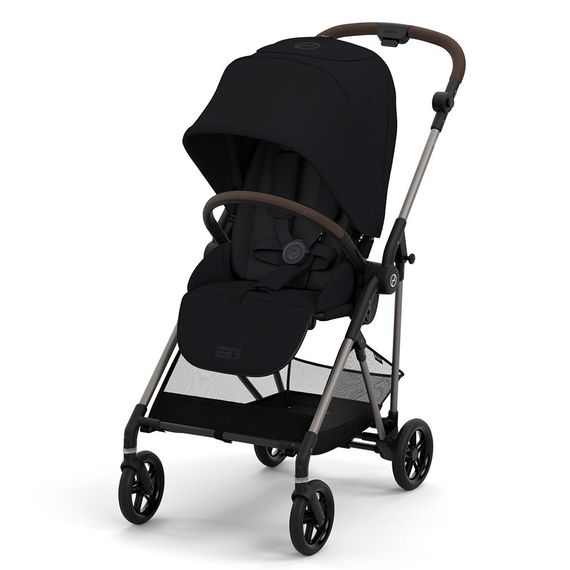 Прогулочная коляска Cybex Melio TPE Moon Black