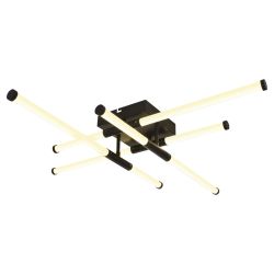 Светильник потолочный светодиодный ЭРА Модерн Fliss CLL-1 72W 3K-6K RC BK с ду черный | Светильники SPB-6 с ДУ