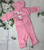 3 предмета с распашонкой "Зайка на сердце" (интер) (Карапуззики) (Размер: 62)