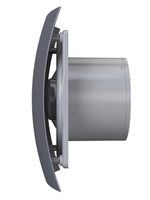 Вентилятор накладной BREEZE D125 обр.клапан Dark gray metal DICITI