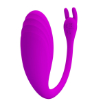 Лиловое виброяйцо Catalina с управлением через приложение (Цвет: лиловый)