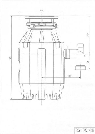 Измельчитель пищевых отходов Bone Crusher 910