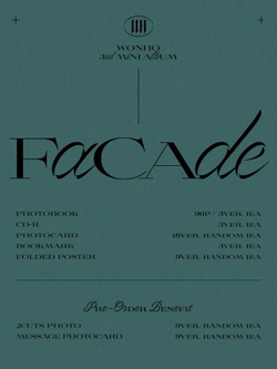Альбом WONHO - FACADE 3rd Mini Album 3 Version SET