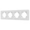 Рамка стеклянная FRM-OMALI-SFGS-4-WH Arlight 049716