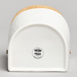 БАНКА ДЛЯ СОЛИ С ДЕР.КРЫШКОЙ LEFARD "MUSE" 11,5*11*9,5 СМ 450 МЛ