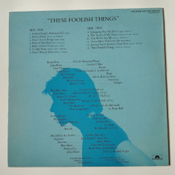 Винтажная виниловая пластинка LP Bryan Ferry These Foolish Things (UK 1977)
