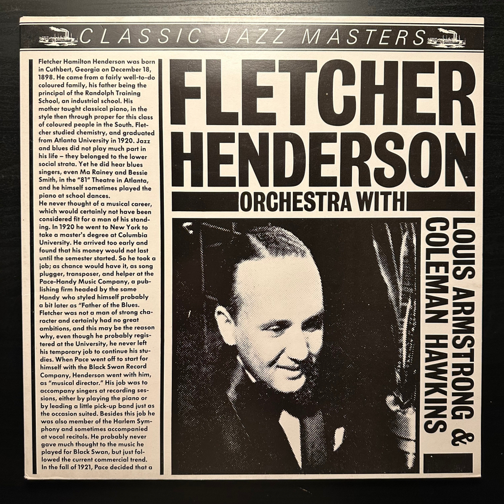 Fletcher Henderson Orchestra With Louis Armstrong & Coleman Hawkins 1923-1927 (Голландия 1983г.)