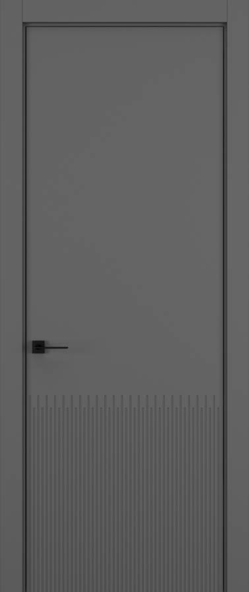 Дверь 5 VERTICAL Матовый Темно-серый