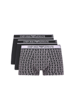 Трусики-боксеры 3шт. Emporio Armani - черный(112130 4R717)