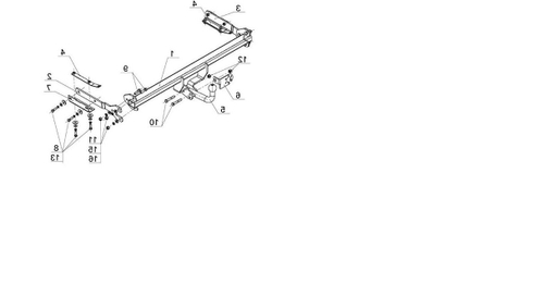Фаркоп для Nissan Juke (2010-) (без электрики) (паспорт и сертификат) AvtoS.NS26