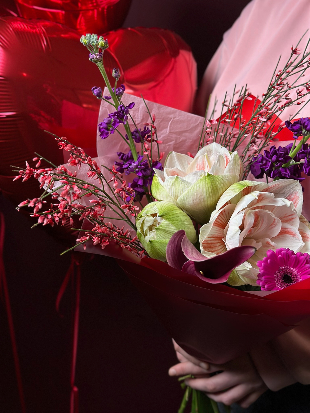 Сборный букет «В сердце навсегда»