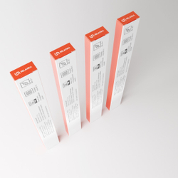 Нож кухонный Relaxika, лезвие 11см, закругленное, серрейтор, черный без лого