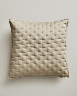 Zara Home наволочка декоративная из полиэстера, шампань