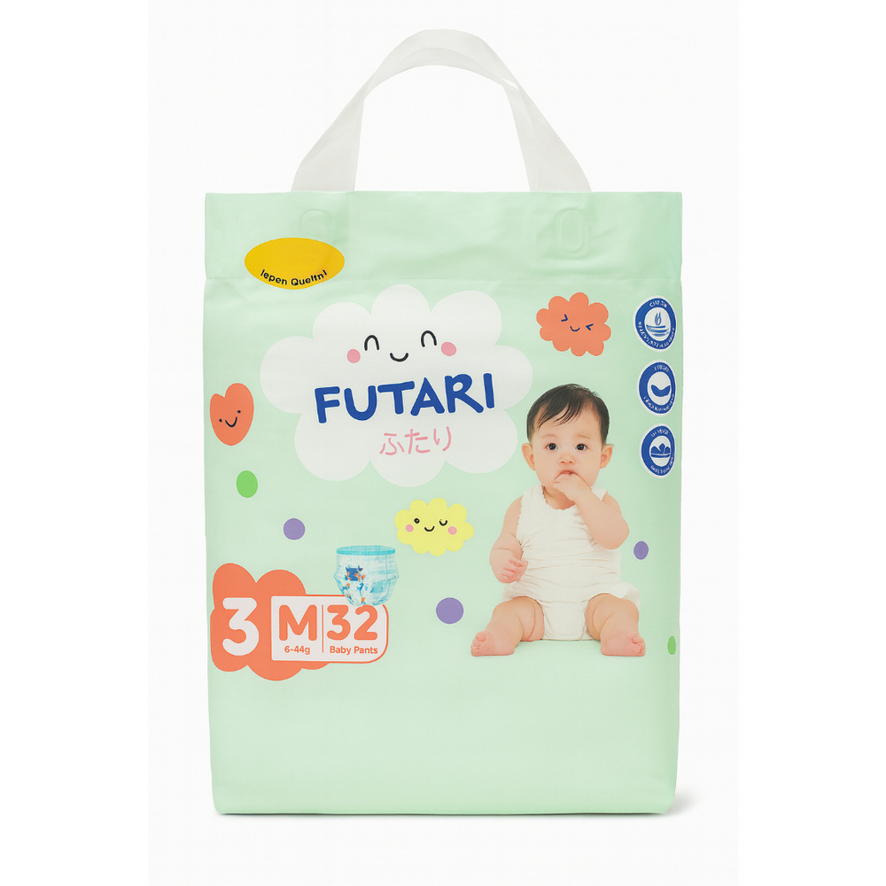Подгузники-трусики Futari M 6-11 кг 32 шт