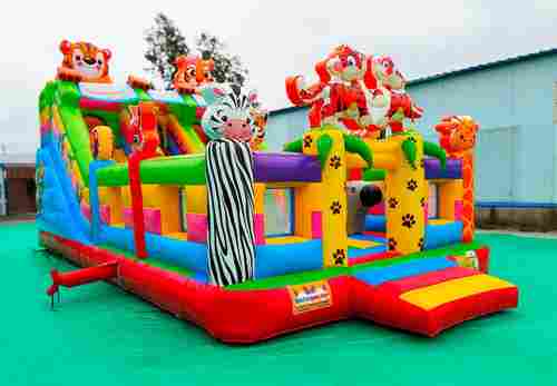 Коммерческий надувной батут «Тигриная страна 4», 9*5*5 м