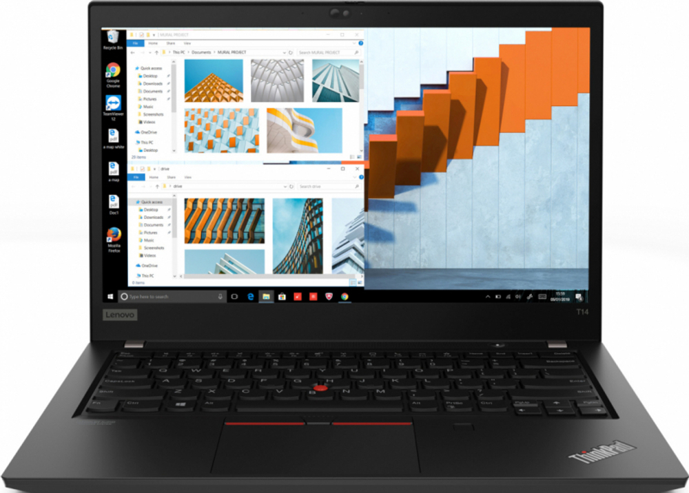 Ноутбук Lenovo ThinkPad T14 G1 Intel Core i5-10210/8Gb/SSD512Gb/MX450/14&quot;/IPS/FHD/Win10Pro/black 20S1A0FUCD
